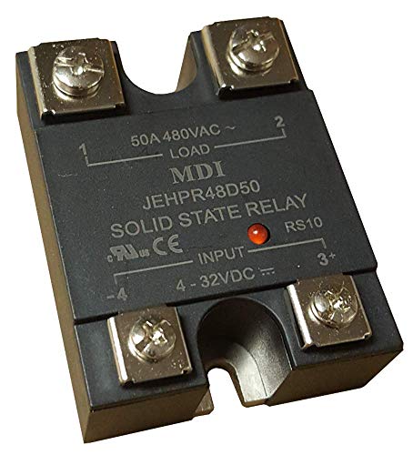 Економија Одделение 50 AMP HPR Solid State Relay - единечен пол - контрола на DC