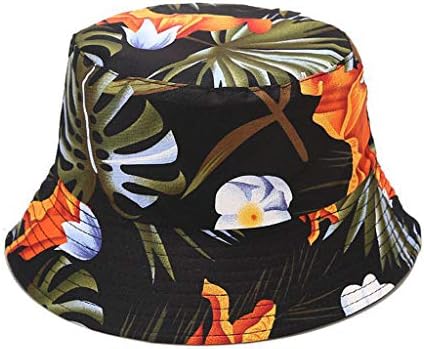 Мажи и жени цветни додатоци за печатење за жени двострани женски преклопни летни капа анти-сунбурн корпа за сонце капаче капа