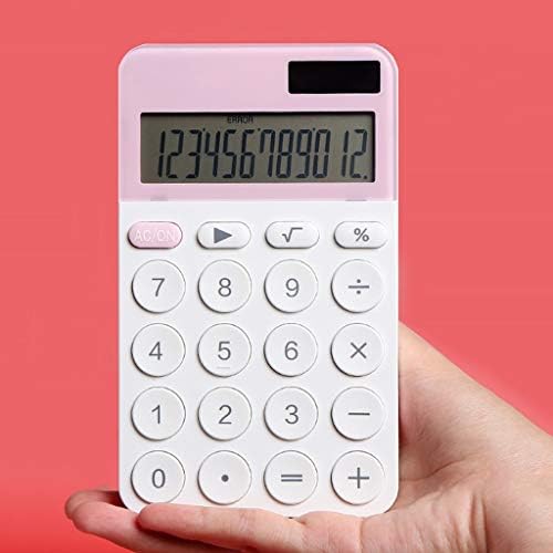Дубао 12 цифрен калкулатор двојна какулатор во боја на моќност слатки мали соларни калкулатори Научен калкулатор Училишен испит за канцеларија