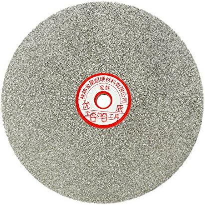 Uxcell 200mm 8-инчен Grit 80 дијамантски обложен рамен диск на дискот за мелење на пескарење