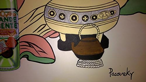 Pessон Паковски отсуство Апсолутна водка Големо азиско оригинално сликарство со масло
