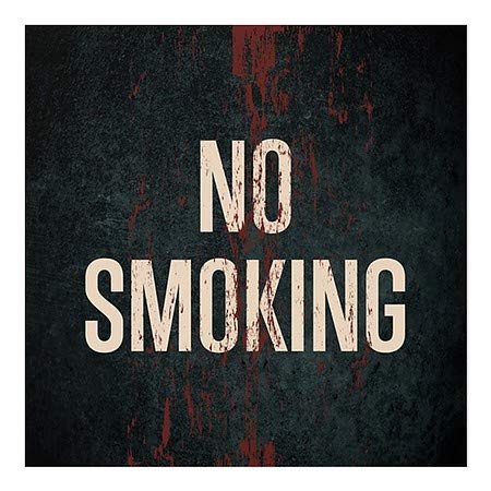 CGSignLab | „Без пушење -старост на 'рѓа“ прозорецот | 8 x8