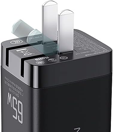 McDodo USB C Wallиден полнач со испорака на електрична енергија 65W USB C адаптер за напојување 2-порта PD 1-порта USB USB полнач Брзо полнење