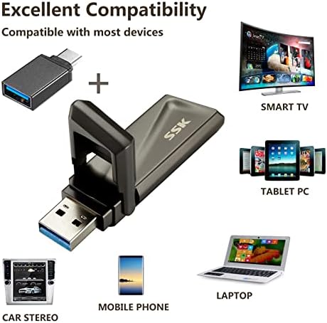 Ssk Пакети 8 ВО 1 USB C ЦЕНТАР СО HDMI И 128gb Надворешни SSD Цврста Состојба Флеш Диск 550MB/s Супер-Брз Трансфер Брзина USB