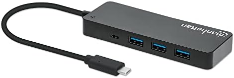 Менхетен 7-Порт USB C 3.0 Центар Сплитер-USB 3.2 Gen Тип-C Порти, 5 Gbps Пренос На Податоци Брзини-Компатибилен Со Лаптоп, КОМПЈУТЕР,