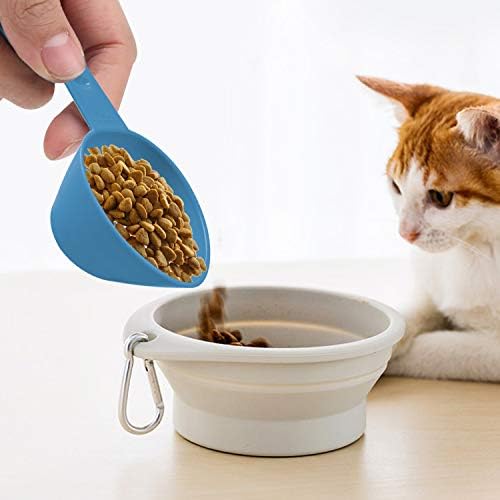 Лажичка За Храна За Домашни Миленици, Чаши За Храна За Кучиња Пластични Чаши За Мерење И Лажици Поставете Лажичка За Храна За Мачки