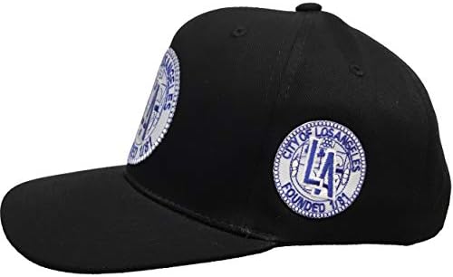 Град Лос Анџелес 2 ЛА Логос Црн шминка капа