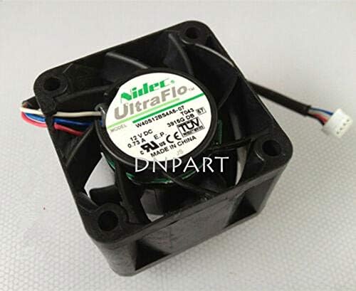 DNPART компатибилен за NIDEC 404028MM 12V 0,73A 4CM W40S12BS4A5-07 4PIN Вентилатор за ладење