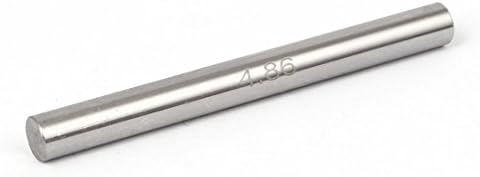 Aexit 4.86 mm Диа Дебеломер 50mm Должина GCR15 Цилиндрични Игла Мерач Бирање Дебеломер Алатка За Мерење