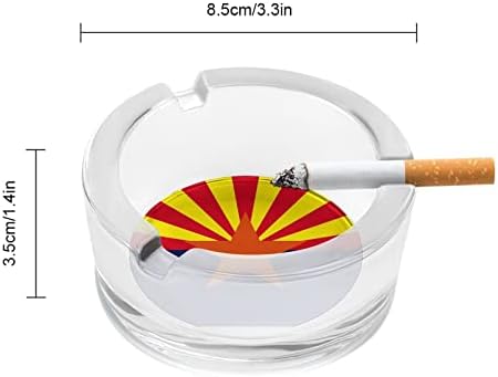 Државно знаме на Аризона, цигара стакло од пепелници за пушење, држач за пепел за домашна табела за хотелска маса врвна декорација