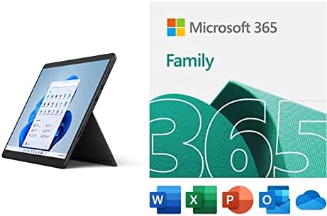 Мајкрософт Површина Про 8-13 Екран На Допир-Intel® Evo Платформа Core i7-16gb Меморија-256GB SSD - Графит 365 Семејство | 15-Месечна Претплата