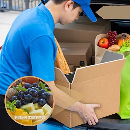 6 пакувања изолирани кутии за испорака за испорака замрзната храна ладни кутии за испорака големи комплети за движење на картони за ладилни
