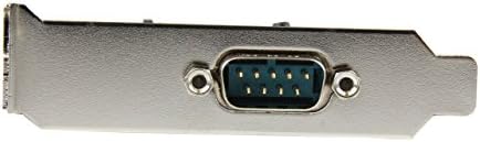 Startech.com 1 Порта со низок профил Мајчин RS232 PCI Express Сериска картичка со 16550 UART & USB до сериски адаптер - 1 порта - USB напојување