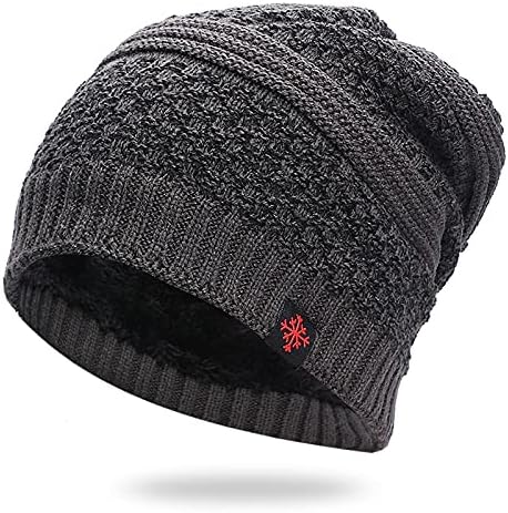 Unisex beanie cap Дебела обложена капа Менс зимски меки капи подароци плетени бени капи за жени череп капа топол, смешен класик