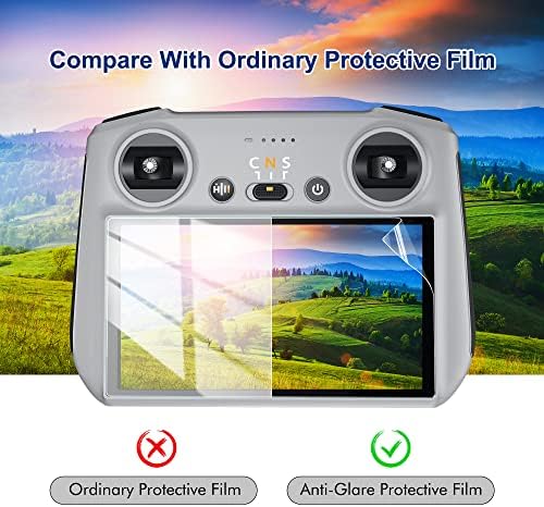 Startrc Mini 3 Pro 2 во 1 Sun Hood & Mini 3 Pro анти-сјајни мат темпераментен стаклен екран за DJI Mini 3 Pro/Mini 3 RC GOYSTICKS заштитник