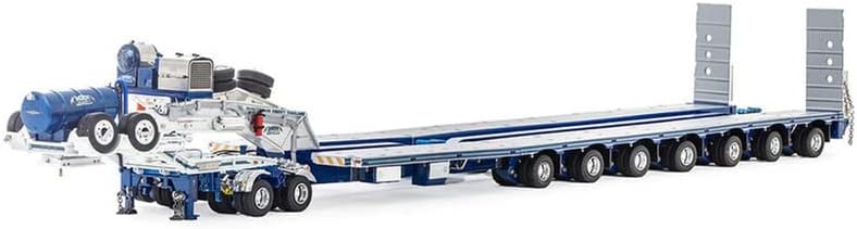 Дрејк 2x8 Доли и 7x8 управувачки приколка со низок натоварувач - Mactrans Limited Edition 1/50 Diecast Truck Pre -Builted Model