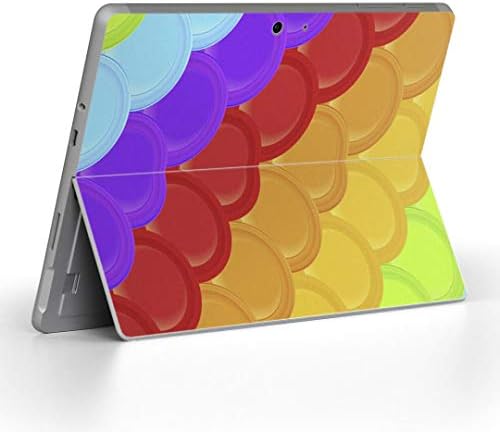 Декларална покривка на igsticker за Microsoft Surface Go/Go 2 Ултра тенки заштитнички налепници на телото 000450 шарени скали виножито