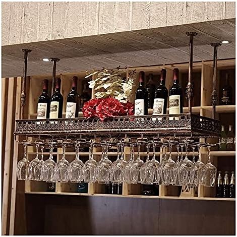 Вино -бар кабинет слободен рак за вино ， огради за вино со вино, стаклена решетка, стаклена решетка за вино, виси решетка за вино, решетка за чаша