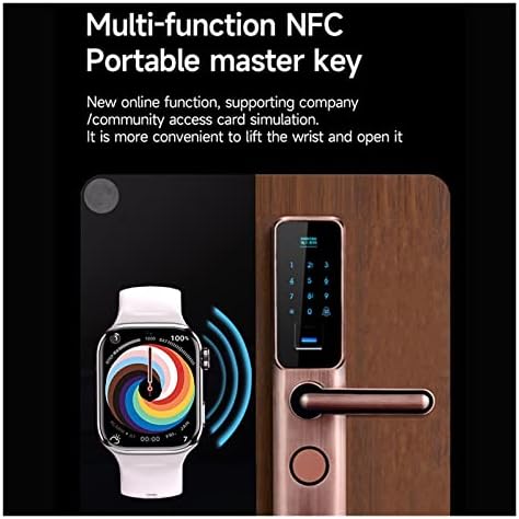 UTCP D1 Паметен Часовник За Мажи 1.99 HD Екран Лице ID 4G НЕТО Видео ПОВИК Апликација Преземете NFC Компатибилност За Android OS Smartwatch КАМЕРА
