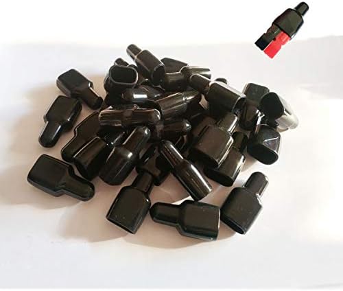 30 парчиња гумени чизми опфаќа ракав за ретардант на пламен за конектор за напојување 15 засилувачи / 30 засилувачи / 45 засилувачи
