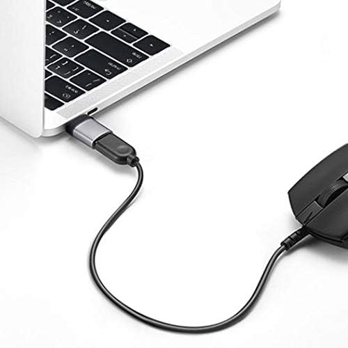Кабел Boxwave Компатибилен со Oppo Reno 7 - USB -C до Portchanger, USB Type -C OTG USB Protible Keychain за Oppo Reno 7 - Slate Black