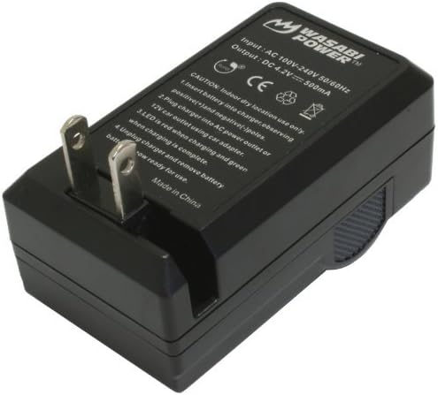 Батерија и полнач за напојување Wasabi за Leica BP-DC10, BP-DC10-E, BP-DC10-U и Leica D-Lux 5, D-Lux 6