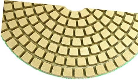 X-Dree 2pcs Grit 1000 4-инчен дијамантски влажна подлога за полирање за гранит_е бетонски мермер (2 Unids Grit 1000 4 Pulgadas Almohadilla