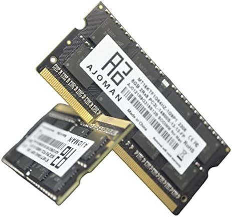 AJOMAN 16GB KIT 8GBX2 PC3L-14900S DDR3L 1866 SODIMM LAPTOP RAM 1867MHz 2RX8 1.35V Не-ECC Unbuffered 204pin Бележник Меморија SDRAM