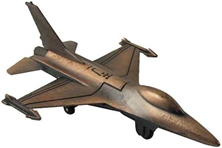 Тг, Доо Богатство Гуруа Бронза Ф-16 Борбен Авион Колекционерски Острилка За Моливи УСАФ Воен Подарок