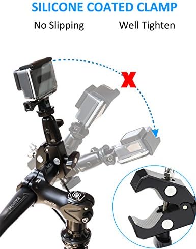 Комплетна камера со моторцикл за велосипеди 360 степени за ротација за GoPro Hero 9/8/7/6/5/4/3+/3/2/1