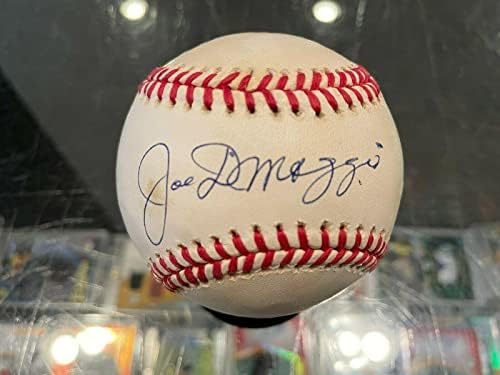 Eо ДиМаџо Newујорк Јанкис сингл потпишан бејзбол JSA автентично оценето 9 - автограмирани бејзбол