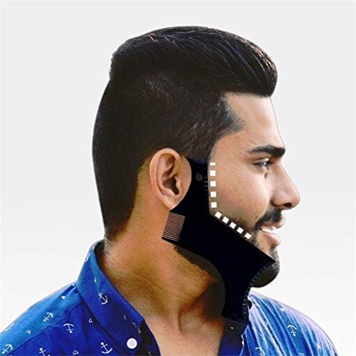 Алатка за штрајкувачи на брада од машка брада Шаблони за стилизирање на шаблони за совршени линии и симетрија