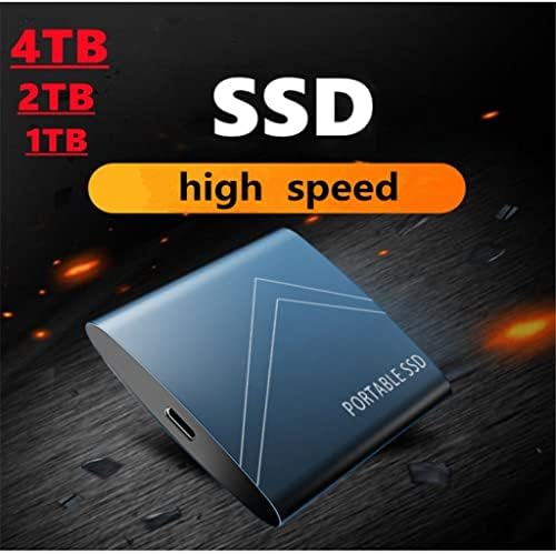 Mjwdp Typc-C Пренослив Хард Диск SSD Шема 4TB 2tb Надворешен SSD 1tb 500gb Мобилен Хард Диск СО Цврста Состојба USB 3.1 Надворешен SSD