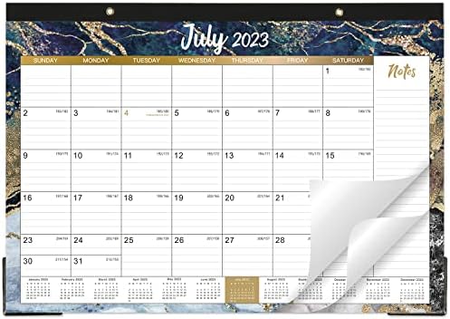 2023-2024 Desk Calendar – 18 Months Large Monthly Desk Calendar 2023-2024, 17 x 12, Jul 2023 – Dec 2024, Desk Pad, Ruled Blocks, To-do