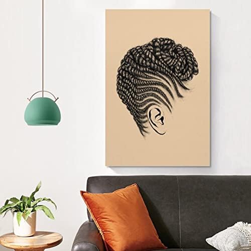 Gcoyozd afro kurly коса бербер продавница фризура слика за сликање постер плака за сликање wallидна уметност постер за спална
