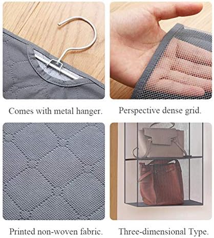 HJTCZHUANYONG HAND CABGY торба чанта чанта облека решетката гардероба облека решетката тродимензионално складирање паниер торба гардероба