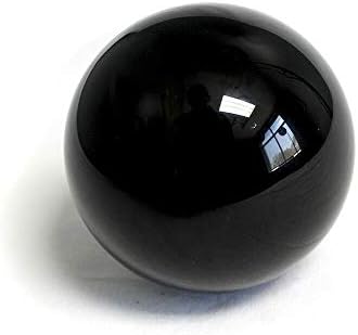 Dsjuggling цврста црна акрилна контактна топка за жонглирање - 75мм - 3 инчи