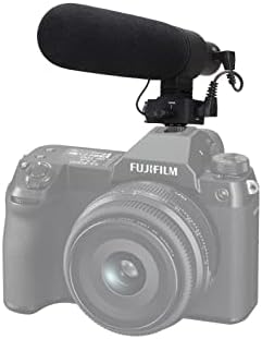 Дигитален NC Advanced Super Cardioid микрофон компатибилен со Fujifilm GFX 50S II со мртва мачка за мачки