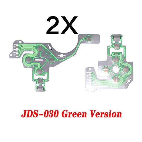 2x копчиња за замена на лента со лента за лента за PS4 DualShock 4 Pro Slim Controller Confumative Film Flex Flex Cable PCB зелена верзија