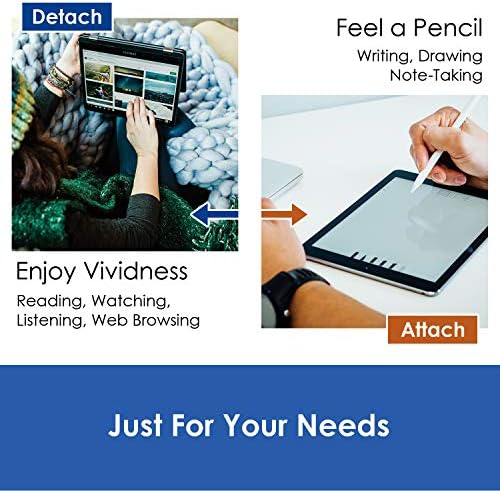 Елеком одвоен молив за чувство на молив зачудувач -нано вшмукување финиш-, мазен тип, iPad 7 8 цртање/белешка/анти-сјај