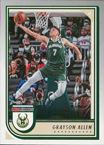 2022-23 Panini NBA Hoops 47 Grayson Allen NM-MT Milwaukee Bucks Basketball Trading Card NBA