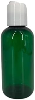 Пластични шишиња со 4 мл зелени бостон -12 пакет со празно пополнување на шише - БПА бесплатно - есенцијални масла - ароматерапија | Бело притискање