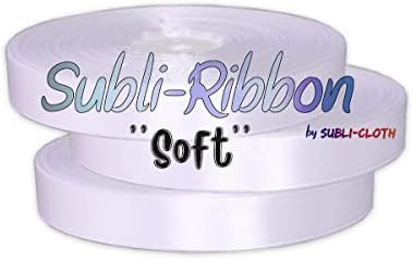 Subli-Ribbon '' Soft '' Satin Strap за сублимација DIY прилагодена ткаенина ткаенина полиестер