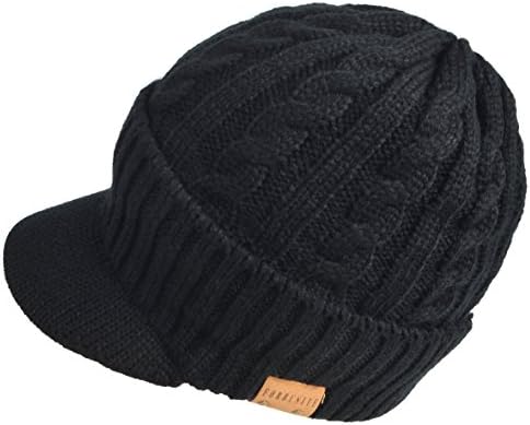 Машка плетена beanie visor visor черепкап кадет вести -капа Ски зимска капа