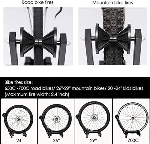 Спортски преклопни легури за велосипеди за велосипеди за паркирање на држачот за паркирање стабилно тркало на тркалото одговара