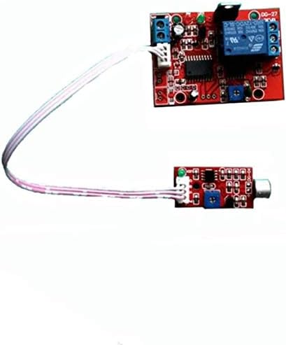 Dasiter 12V активиран со гласовно активиран прекинувач за одложување на звук на звук Аудио откривање на временско задоцнување модул со модул за звук на звук на звук со д