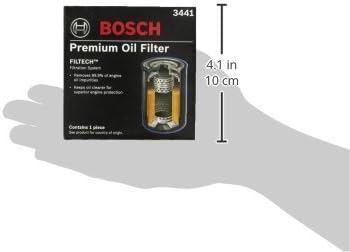 Bosch 3441 Premium Filtech Filter Oil Filter Audi: Allroad Quattro, A4, A4 Quattro, A6, A6 Quattro, Cabriolet, S4, 90, 90 Quattro,
