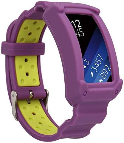 вонлекс Бенд За Samsung Опрема Fit2 / Fit2 Pro, Силиконски Замена Часовник Ремен Компатибилен Со Галакси Опрема Fit2 СМ-R360 &засилувач; Одговара 2 Про За Жени &засилувач; Мажите