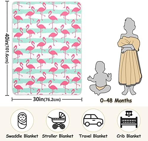 Вектор за вектор на Swaddle Blange Беспрекорен образец со памучно ќебе за новороденчиња, примање ќебе, лесен мек за леб за креветчиња, шетач,